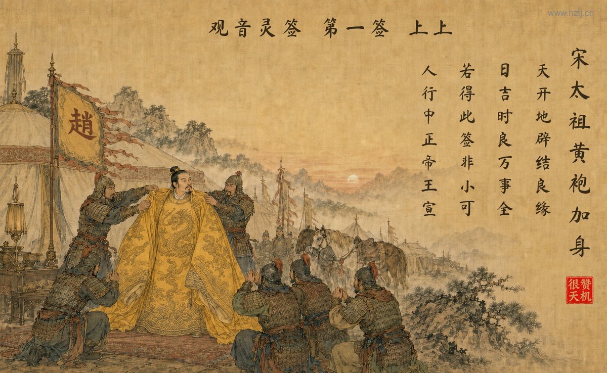 宋太祖黄袍加身 典故插图