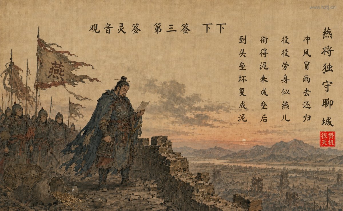 燕将独守聊城 典故插图