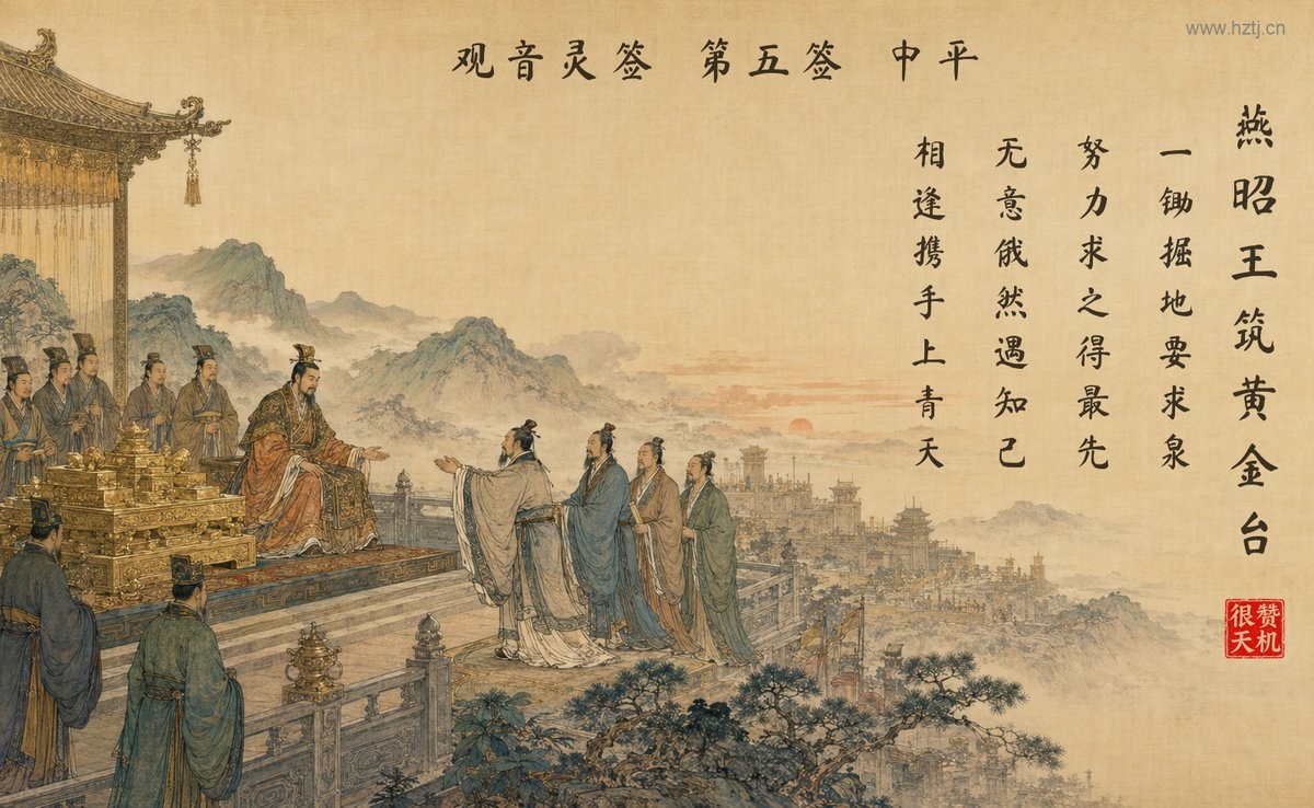 燕昭王筑黄金台 典故插图