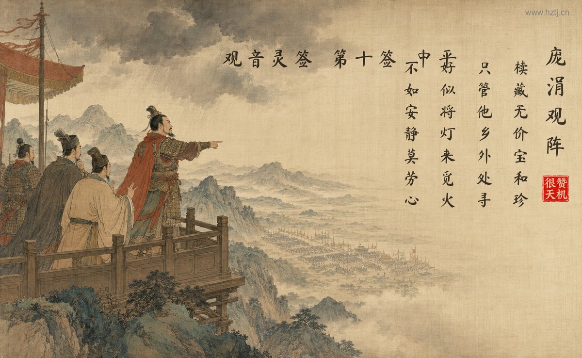 庞涓观阵 典故插图