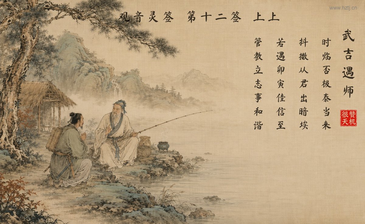 武吉遇师 典故插图