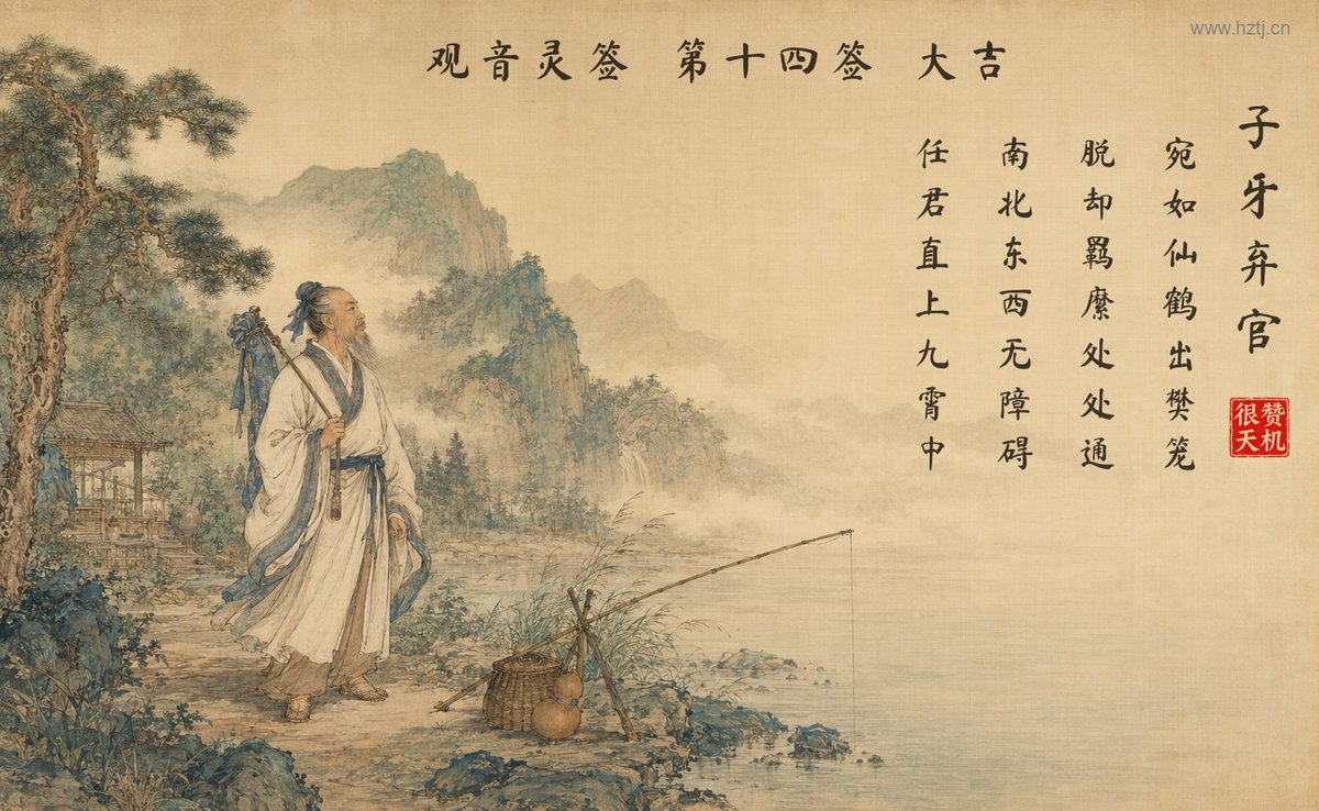 子牙弃官 典故插图