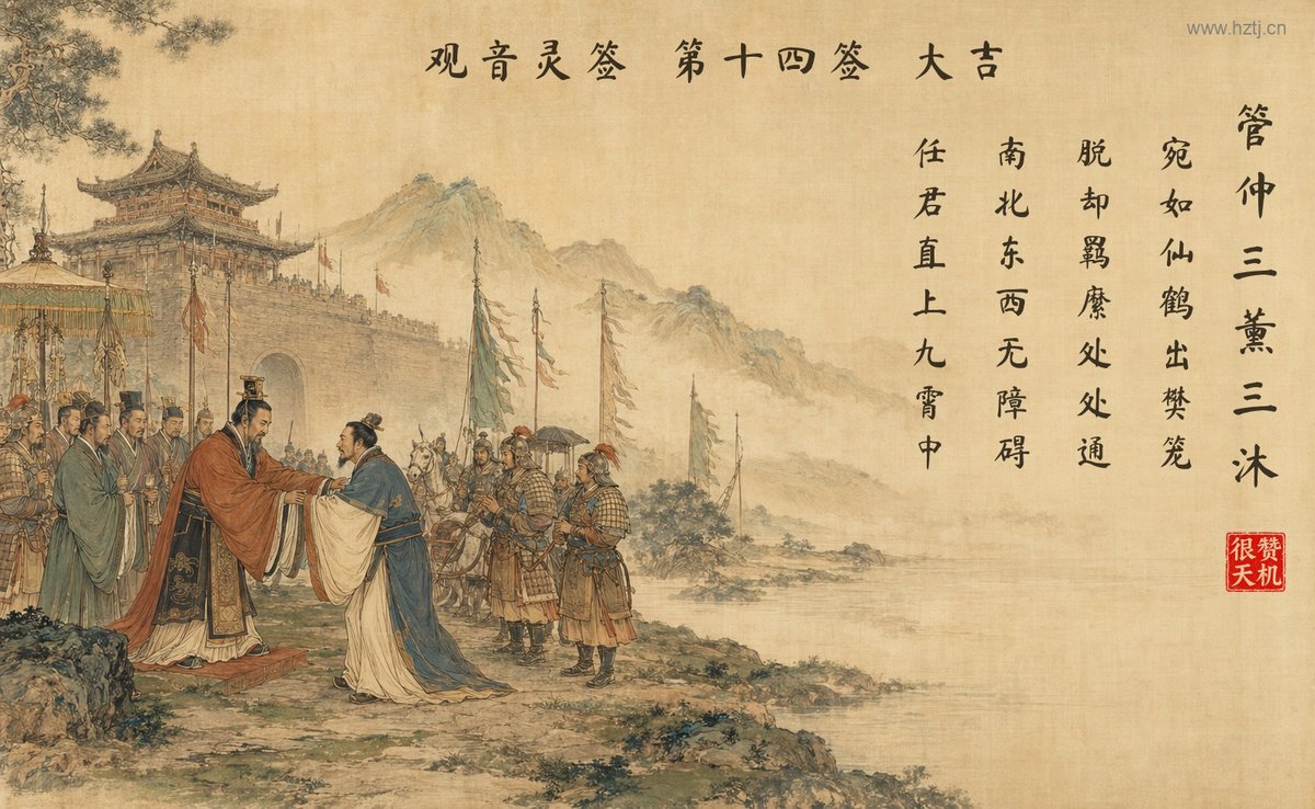 管仲三薰三沐 典故插图