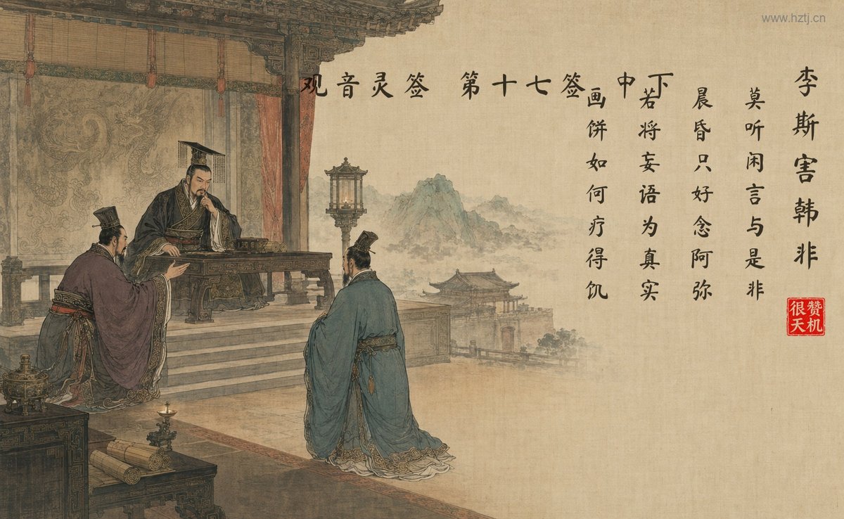 李斯害韩非 典故插图