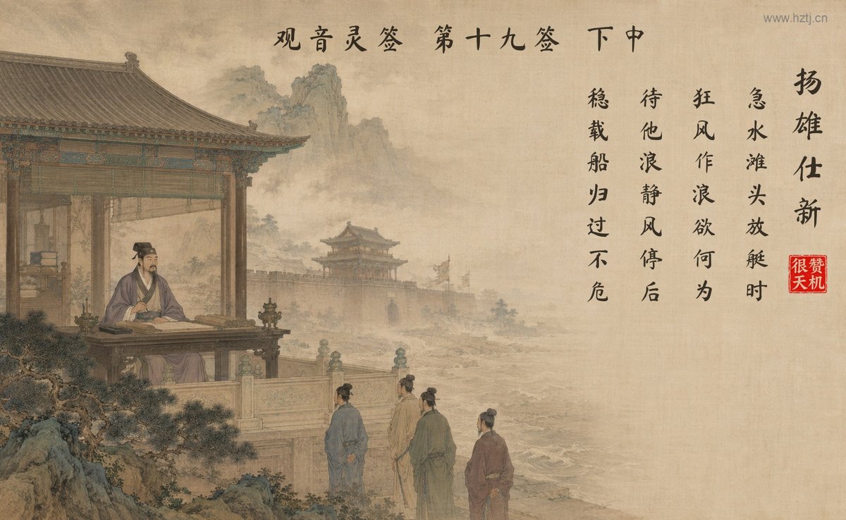 扬雄仕新 典故插图