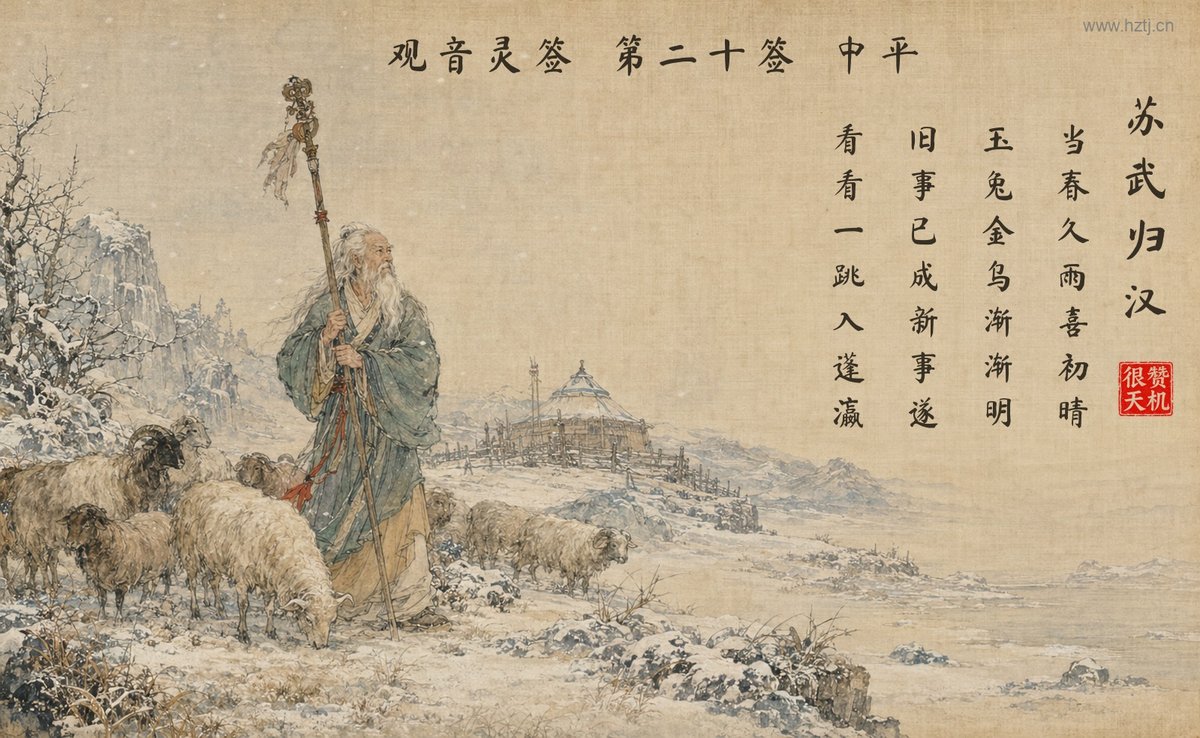 苏武归汉 典故插图