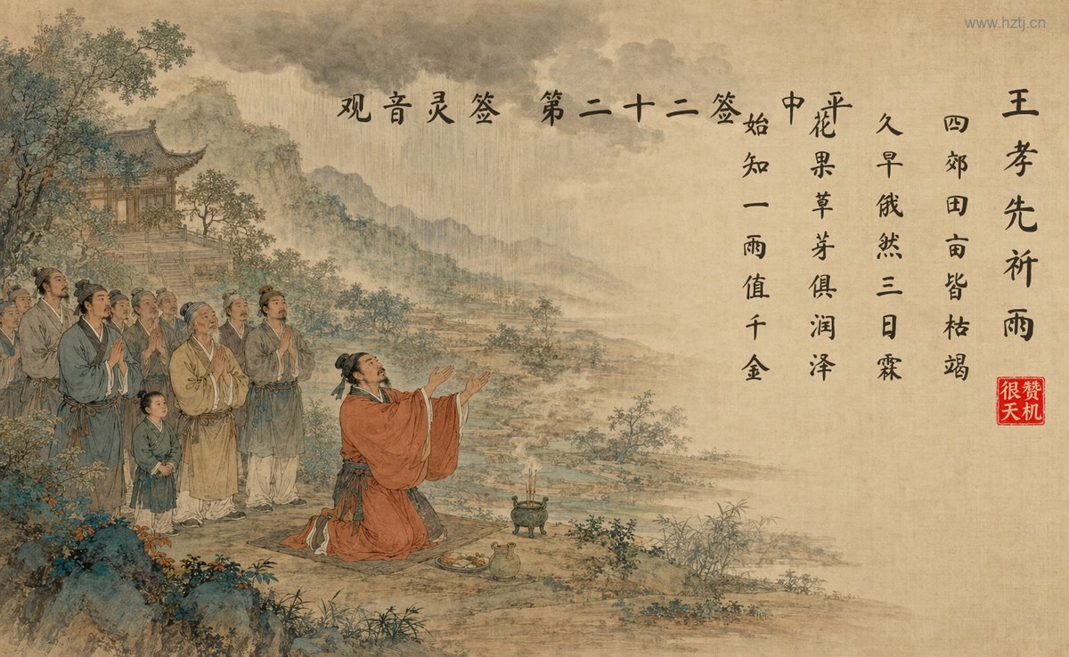 王孝先祈雨 典故插图