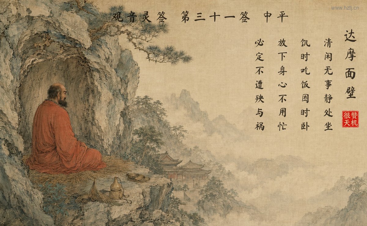 达摩面壁 典故插图