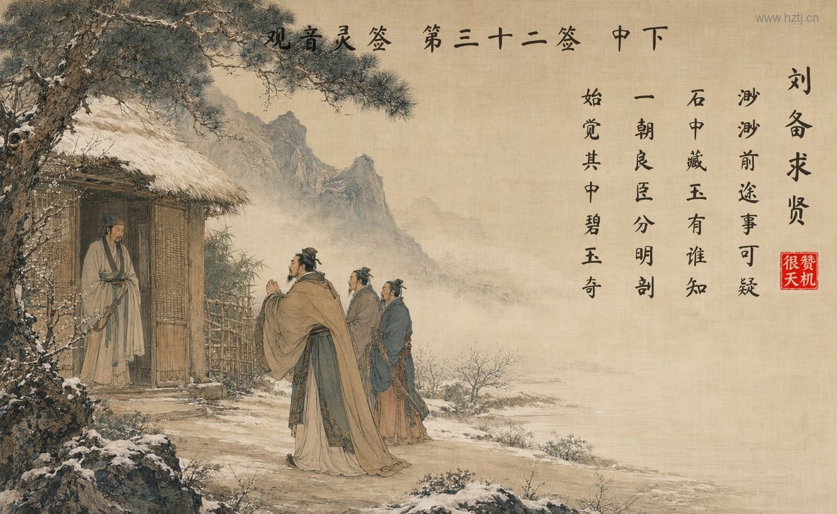 刘备求贤 典故插图