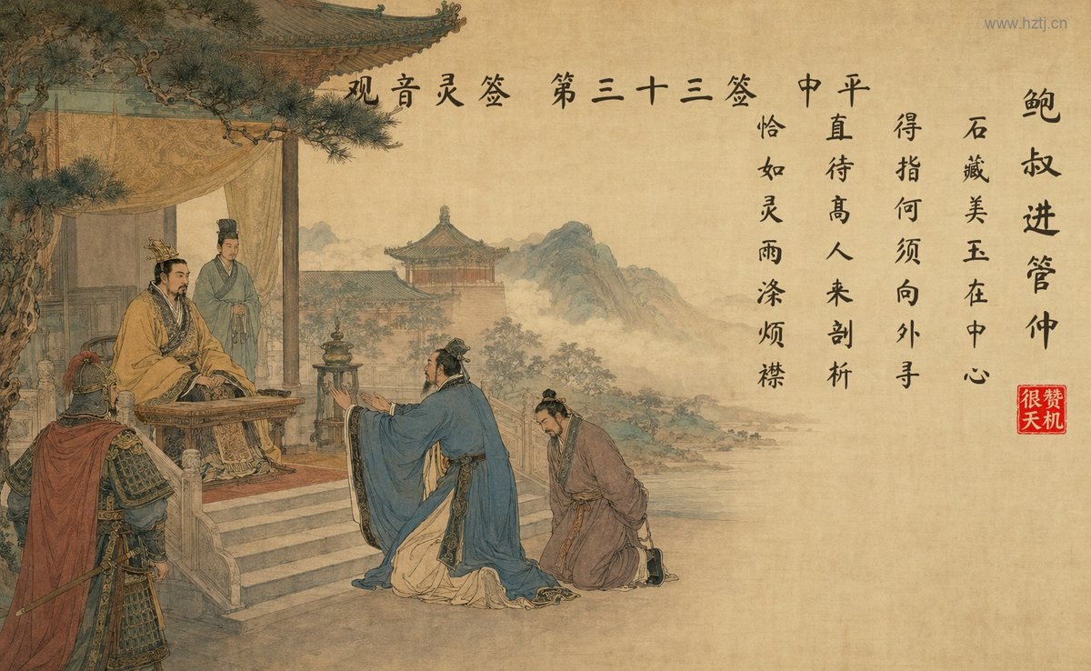 鲍叔进管仲 典故插图