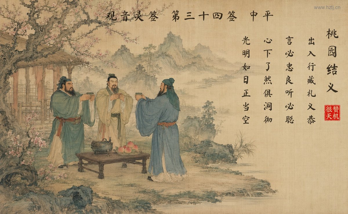 桃园结义 典故插图