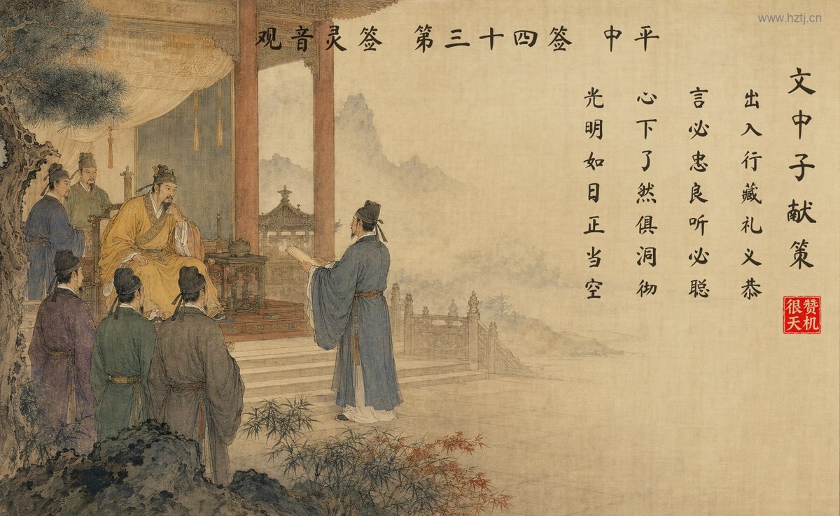 文中子献策 典故插图