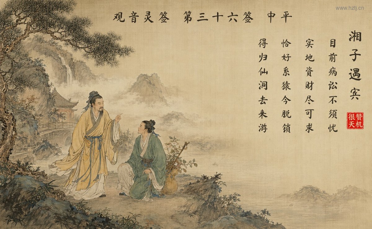 湘子遇宾 典故插图