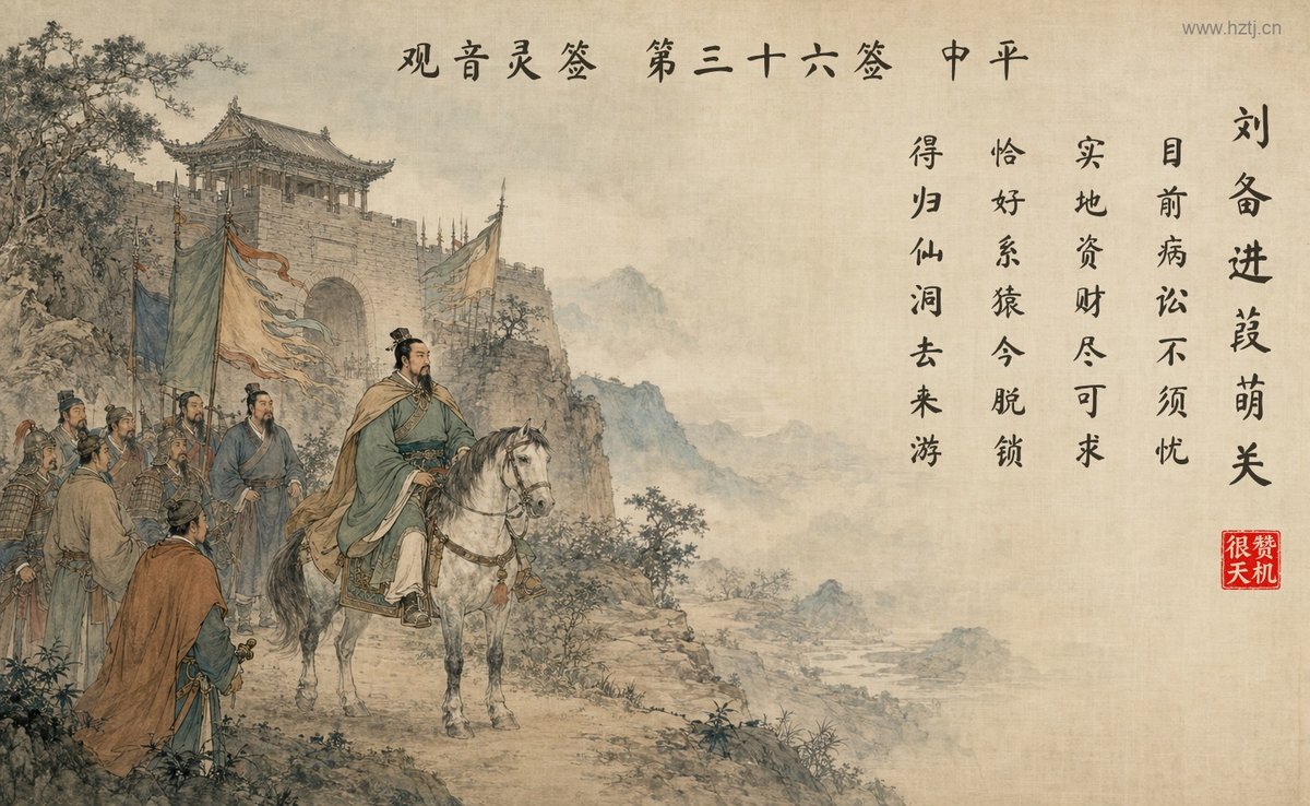 刘备进葭萌关 典故插图