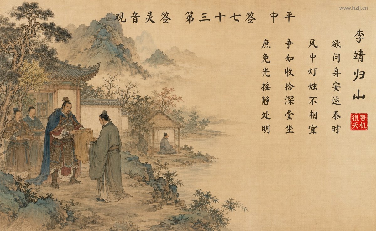 李靖归山 典故插图