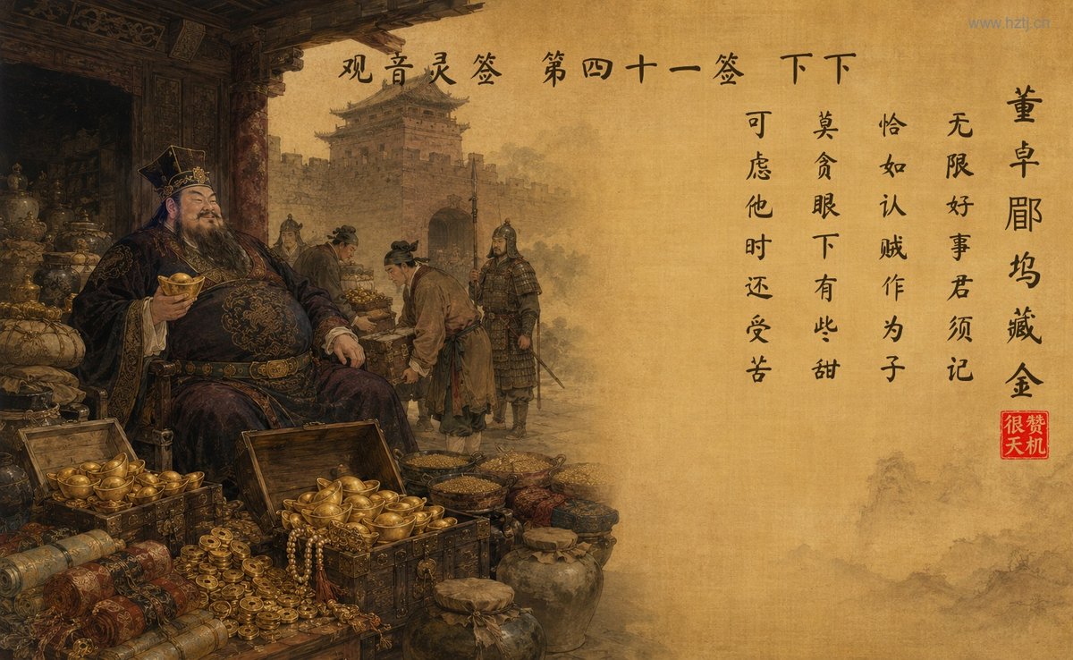 董卓郿坞藏金 典故插图
