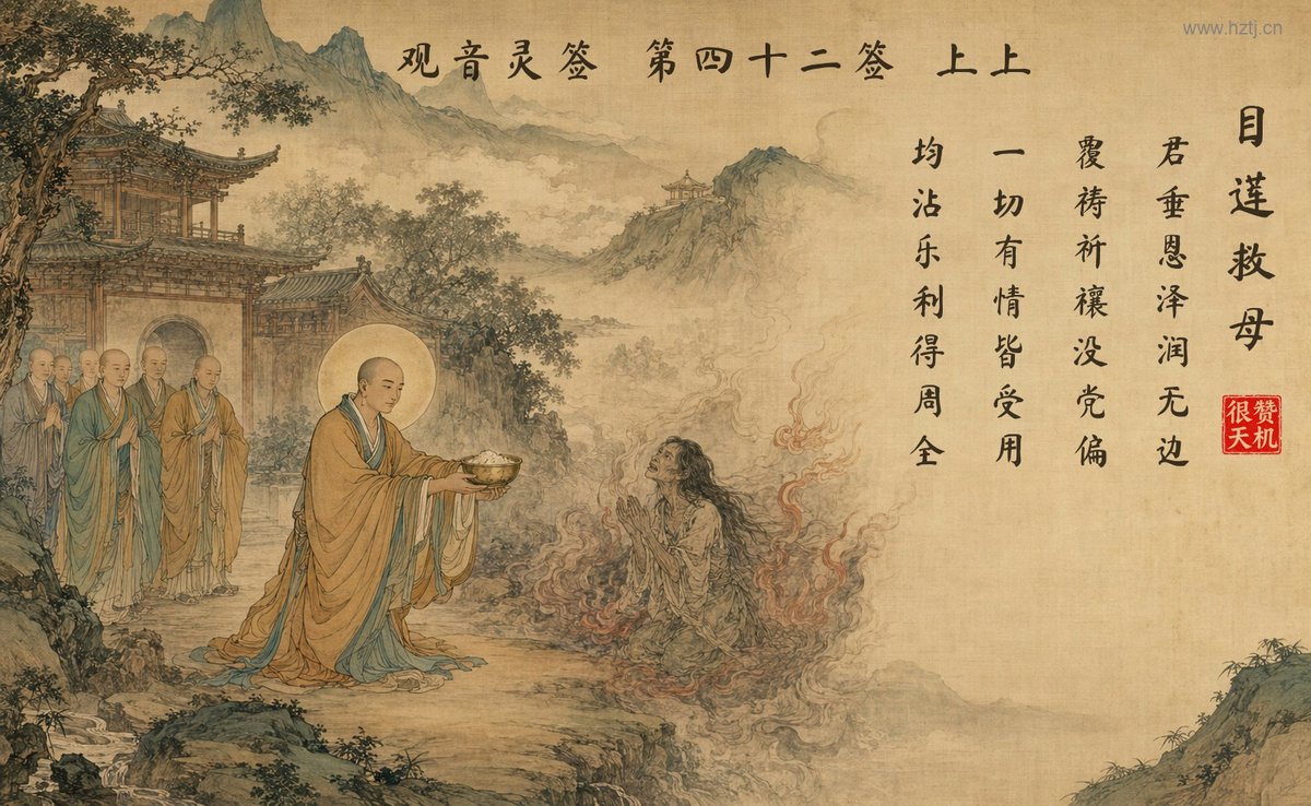 目莲救母 典故插图