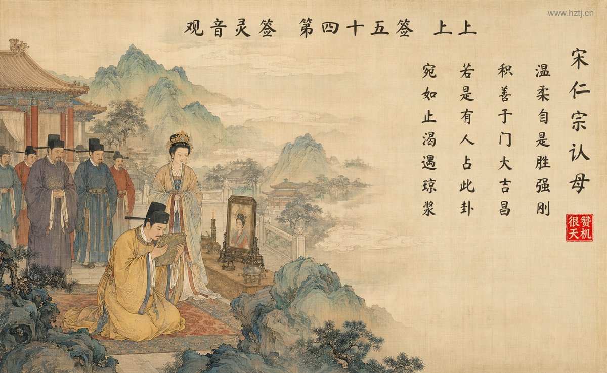 宋仁宗认母 典故插图
