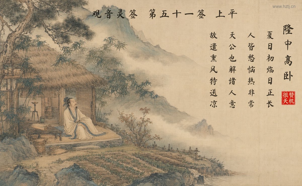 隆中高卧 典故插图