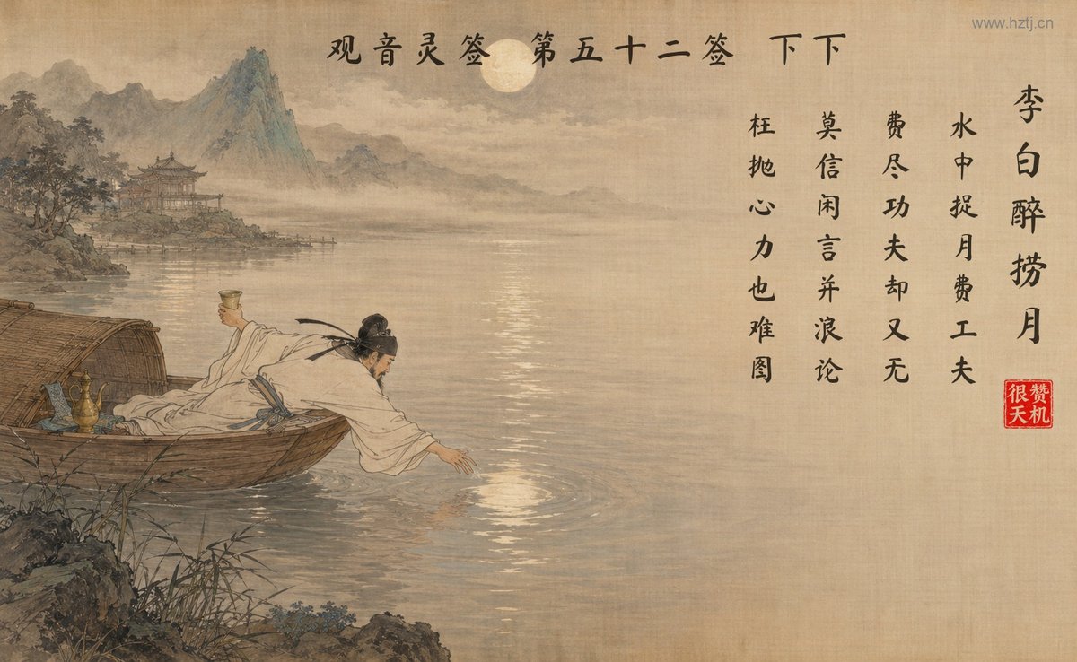 李白醉捞月 典故插图