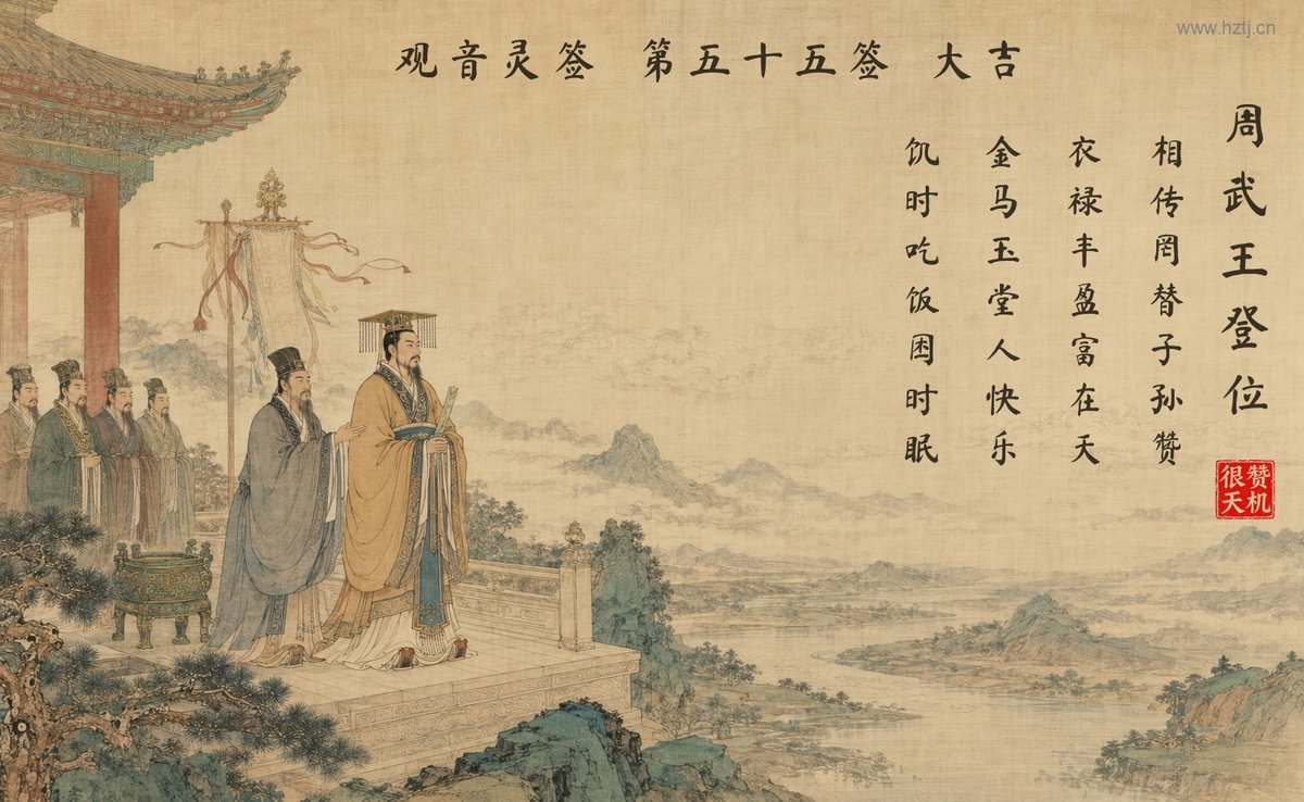 周武王登位 典故插图
