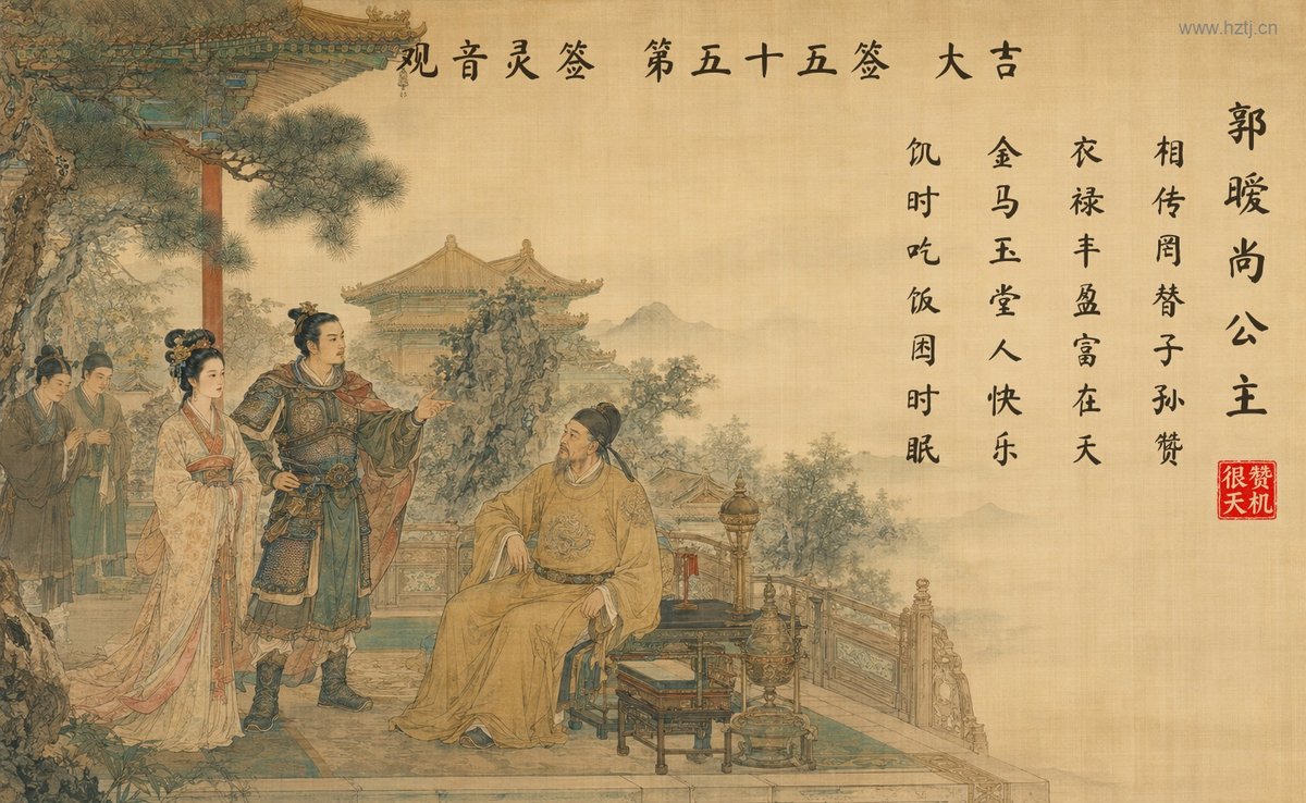 郭暧尚公主 典故插图