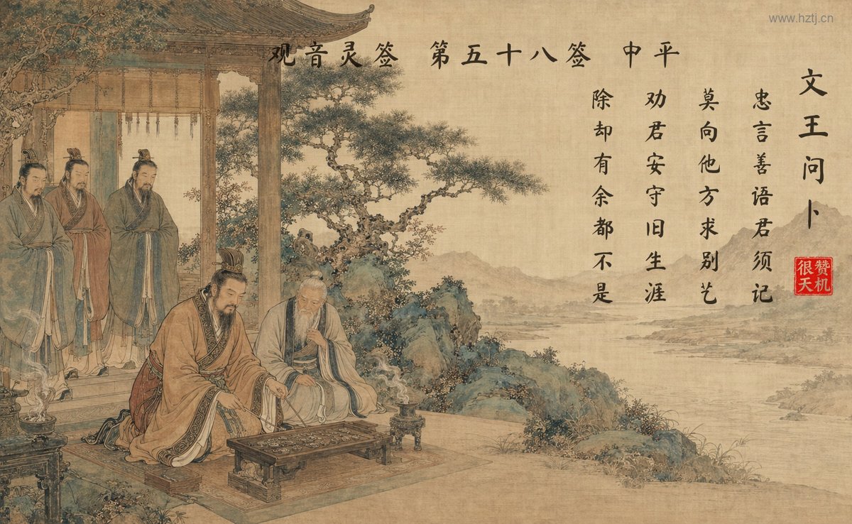 文王问卜 典故插图