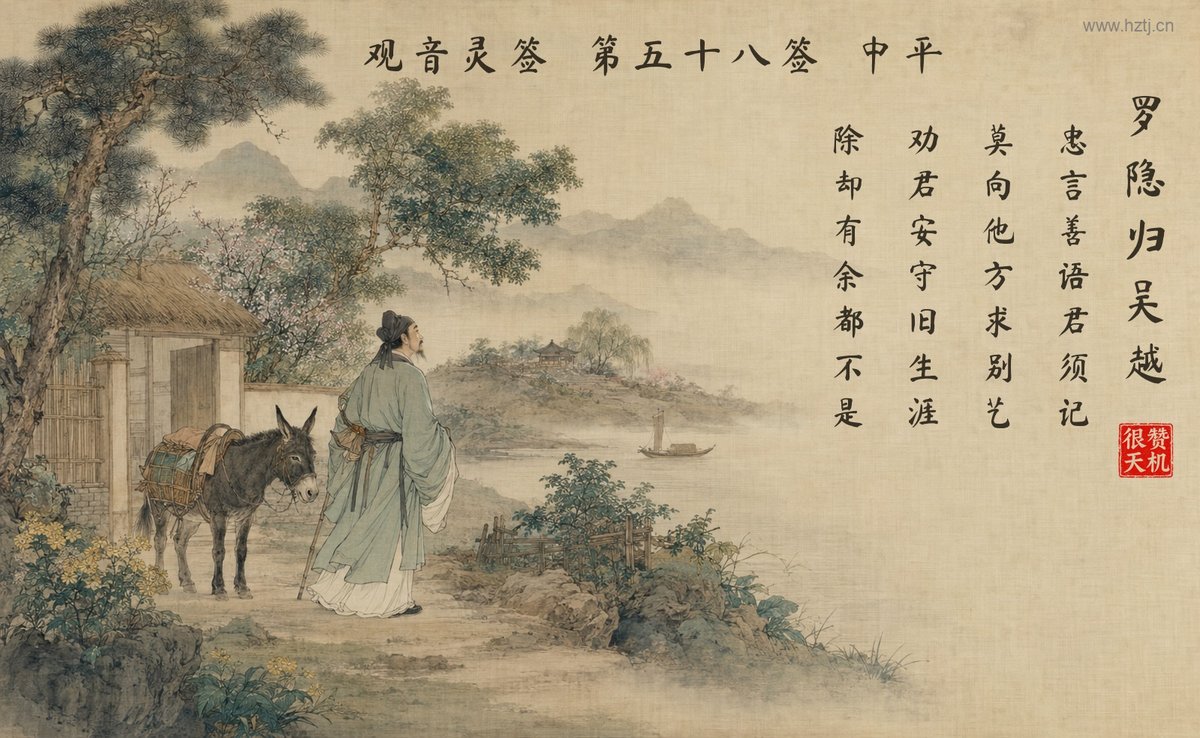 罗隐归吴越 典故插图