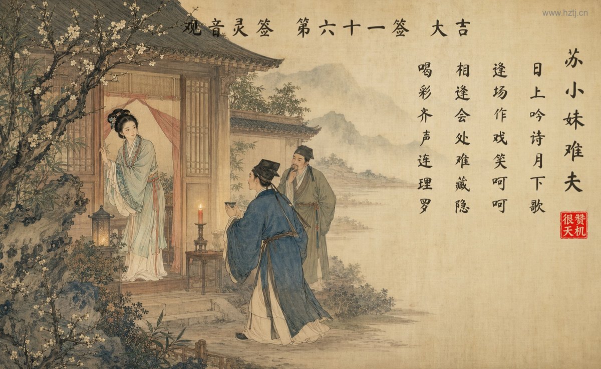 苏小妹难夫 典故插图