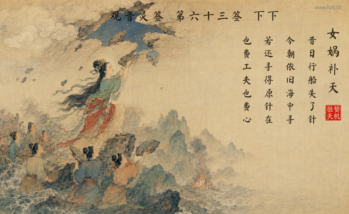 女娲补天 典故插图