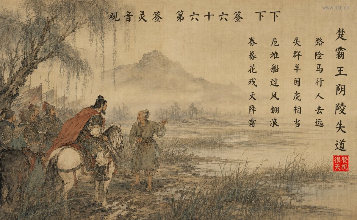 楚霸王阴陵失道 典故插图