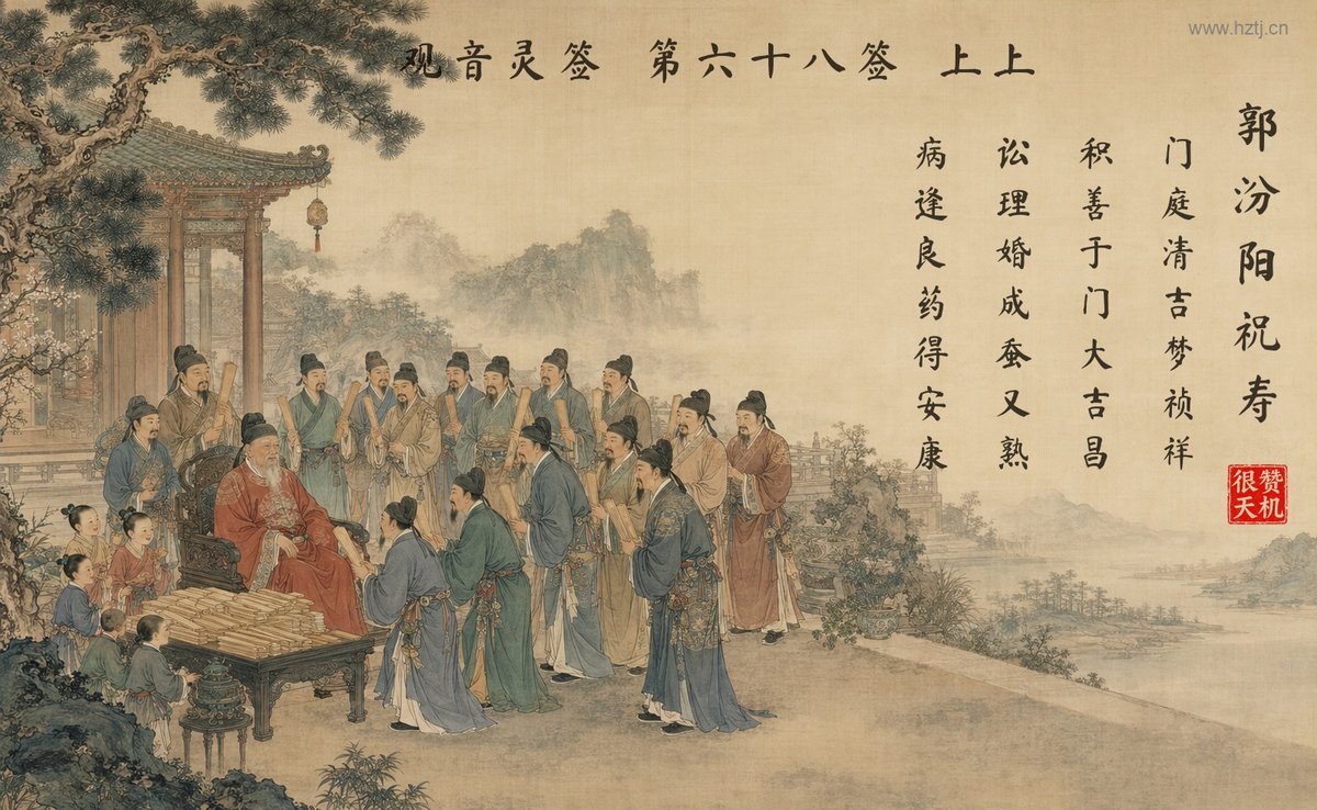 郭汾阳祝寿 典故插图
