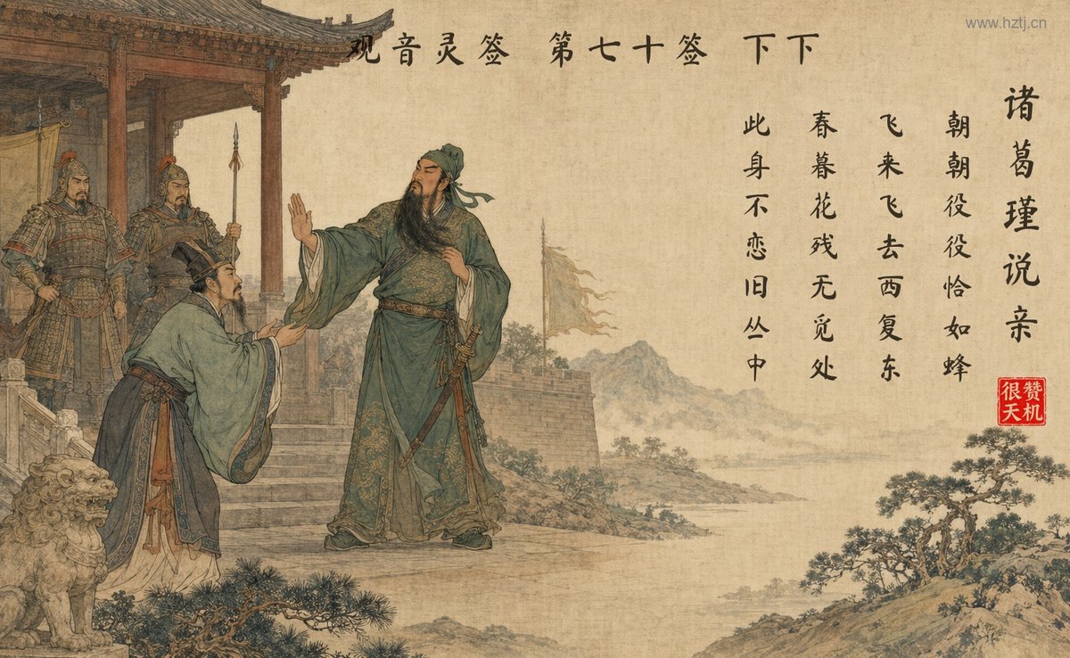 诸葛瑾说亲 典故插图
