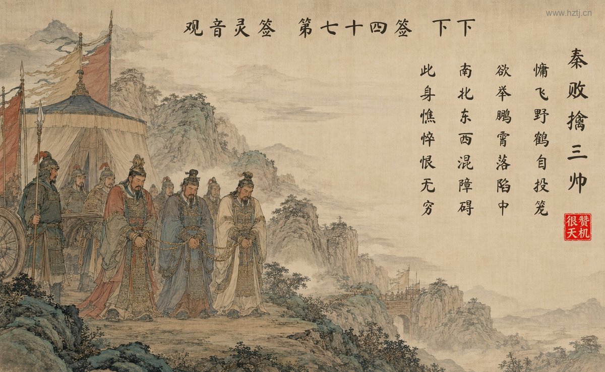 秦败擒三帅 典故插图