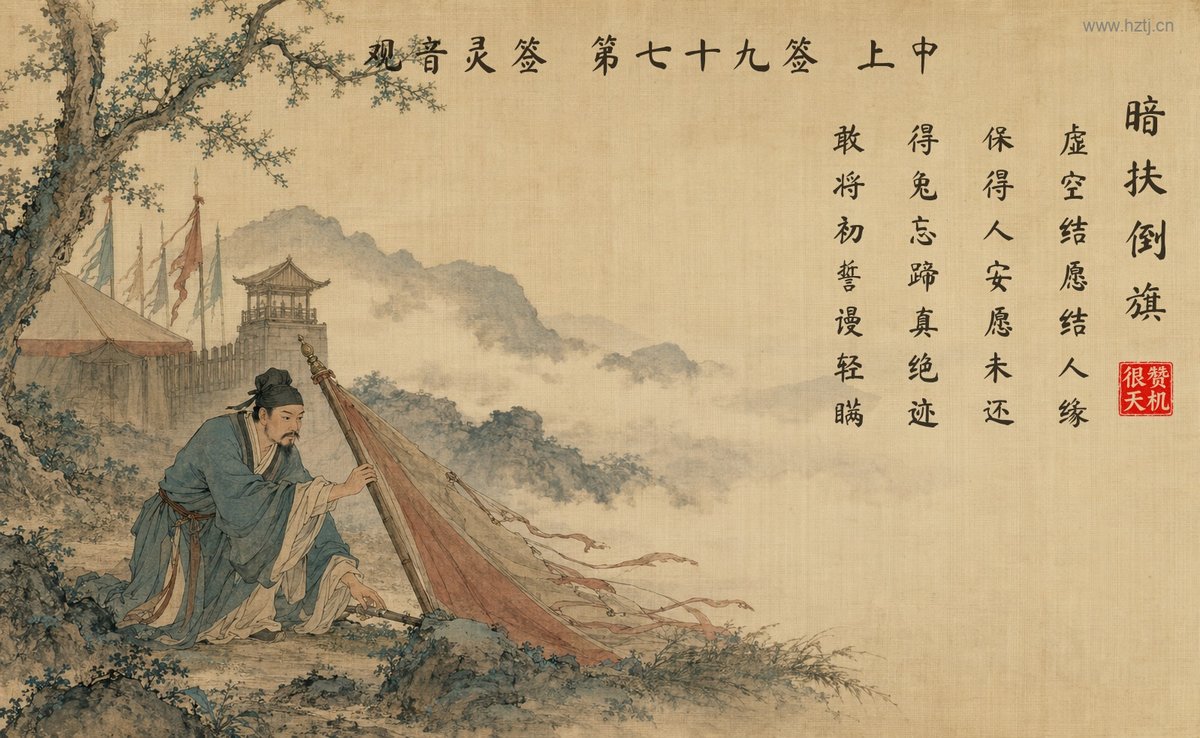 暗扶倒旗 典故插图