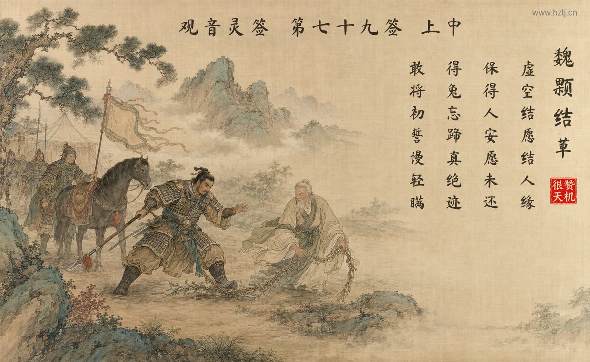 魏颗结草 典故插图