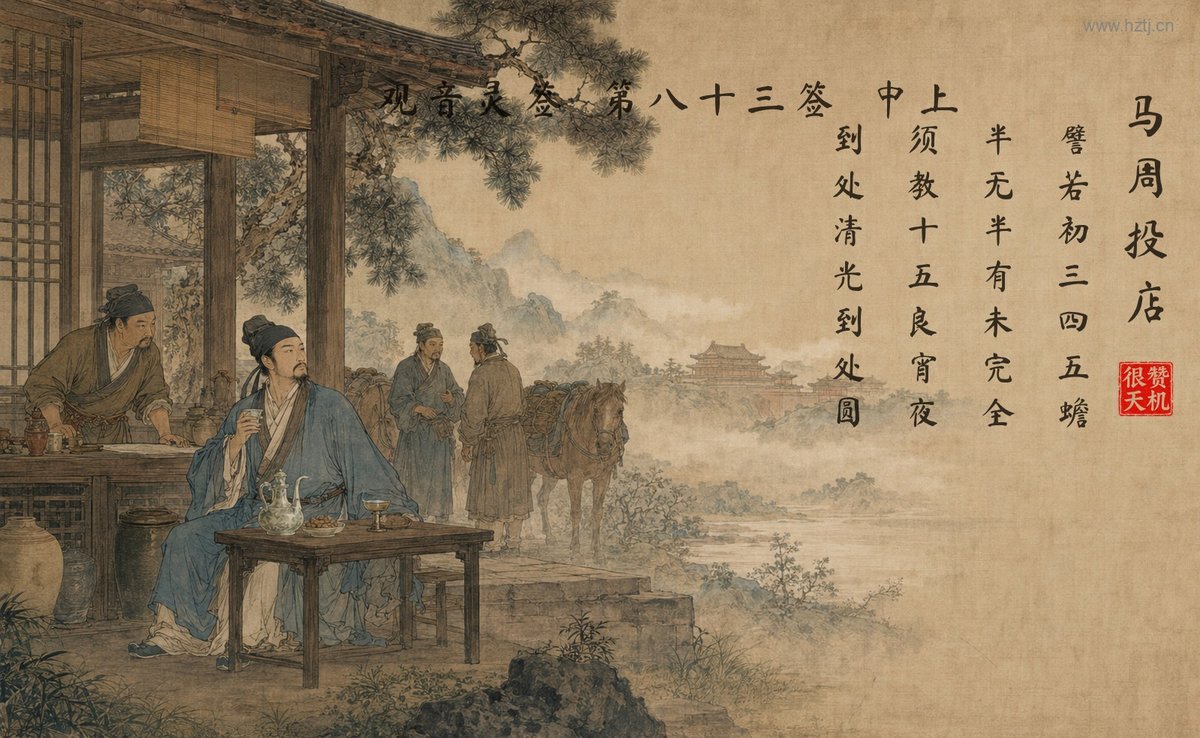 马周投店 典故插图