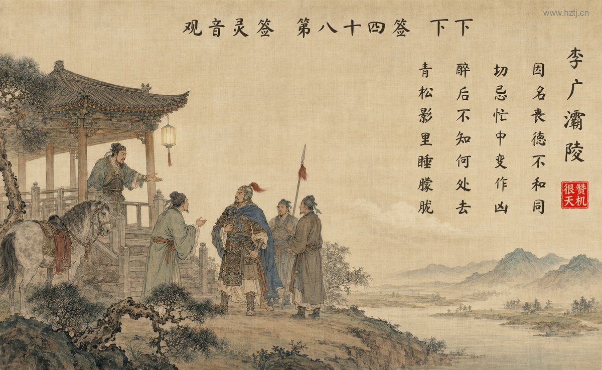 李广灞陵 典故插图