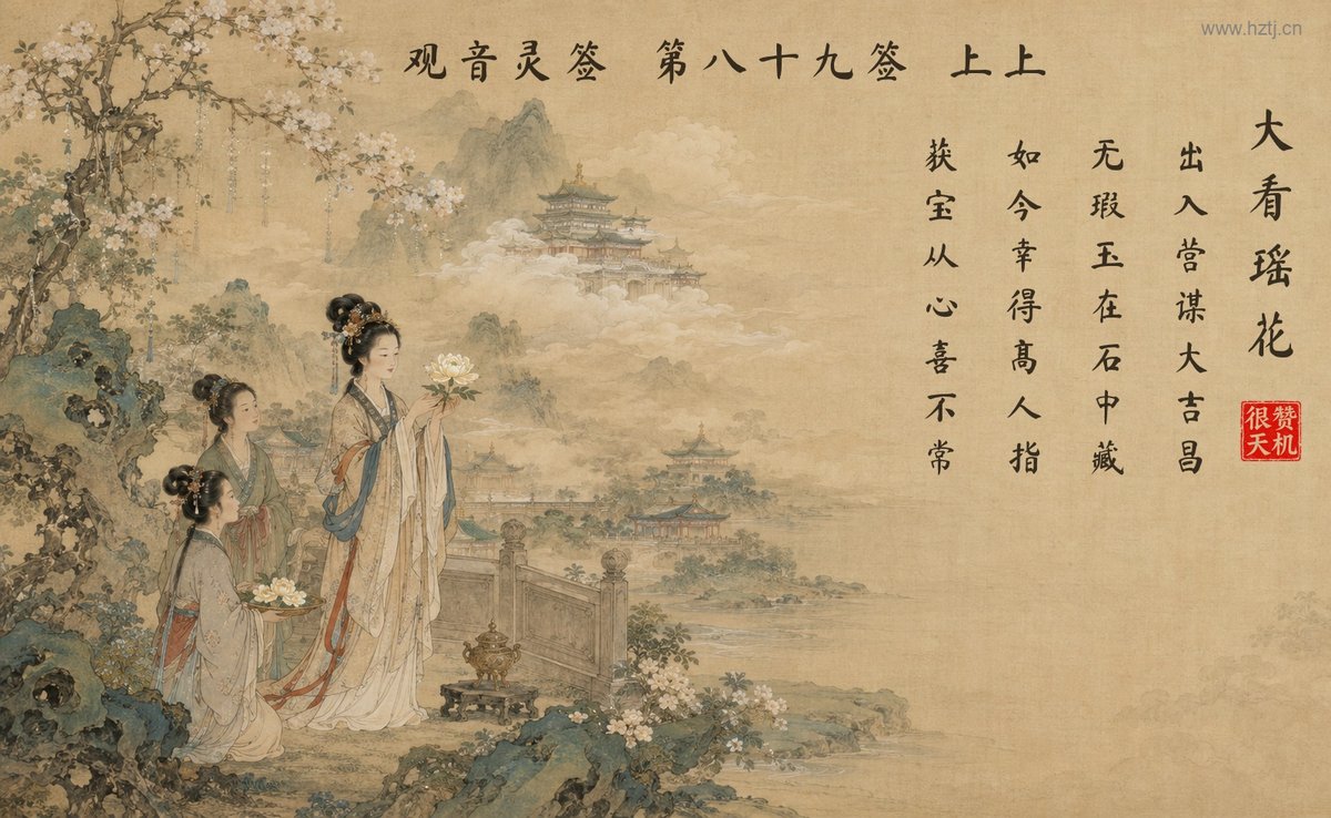 大看瑶花 典故插图