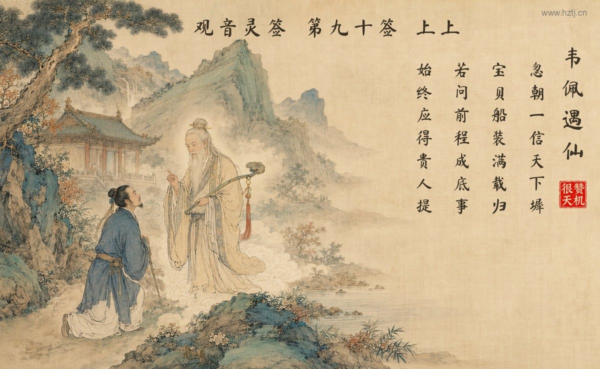 韦佩遇仙 典故插图