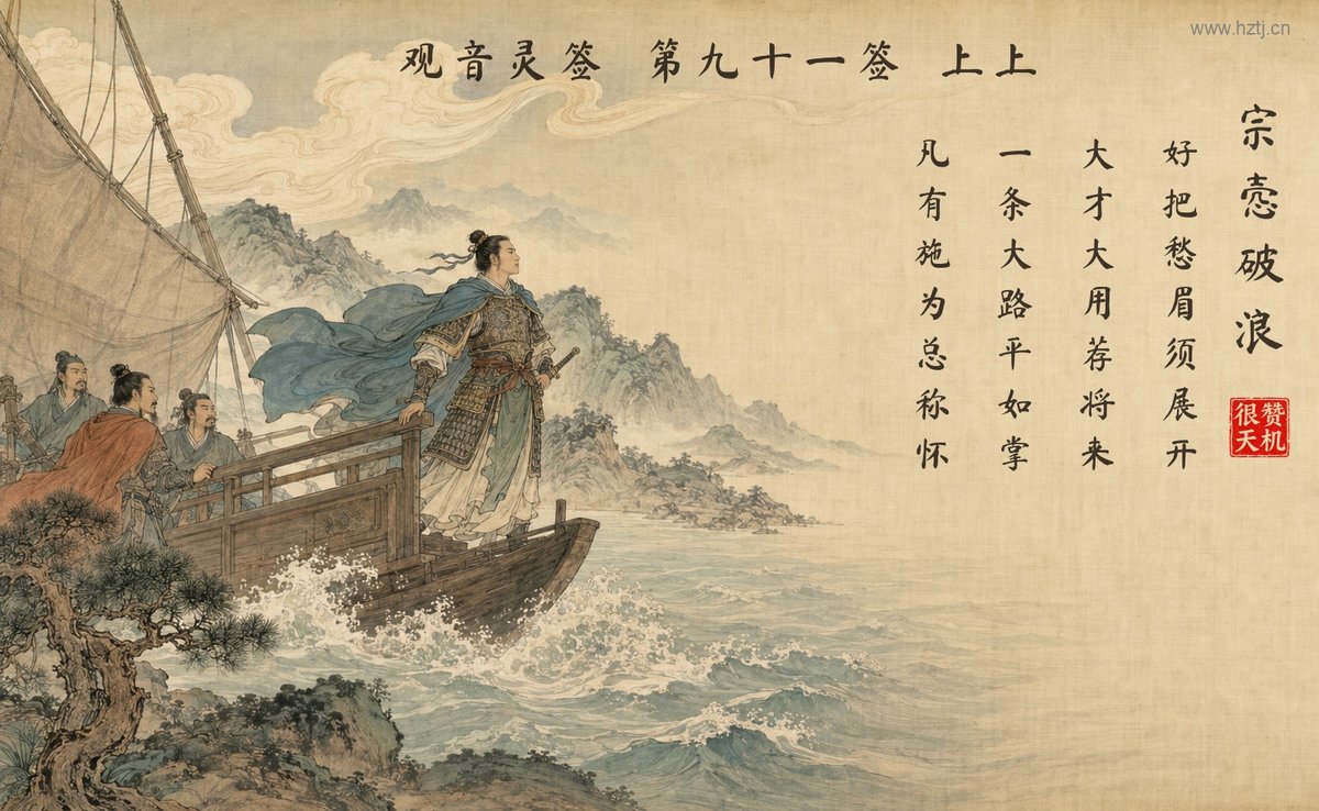 宗悫破浪 典故插图