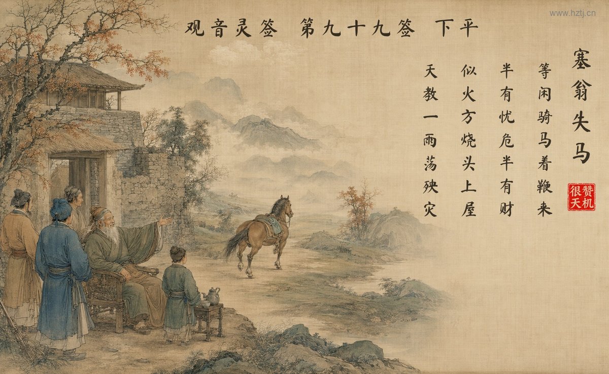 塞翁失马 典故插图