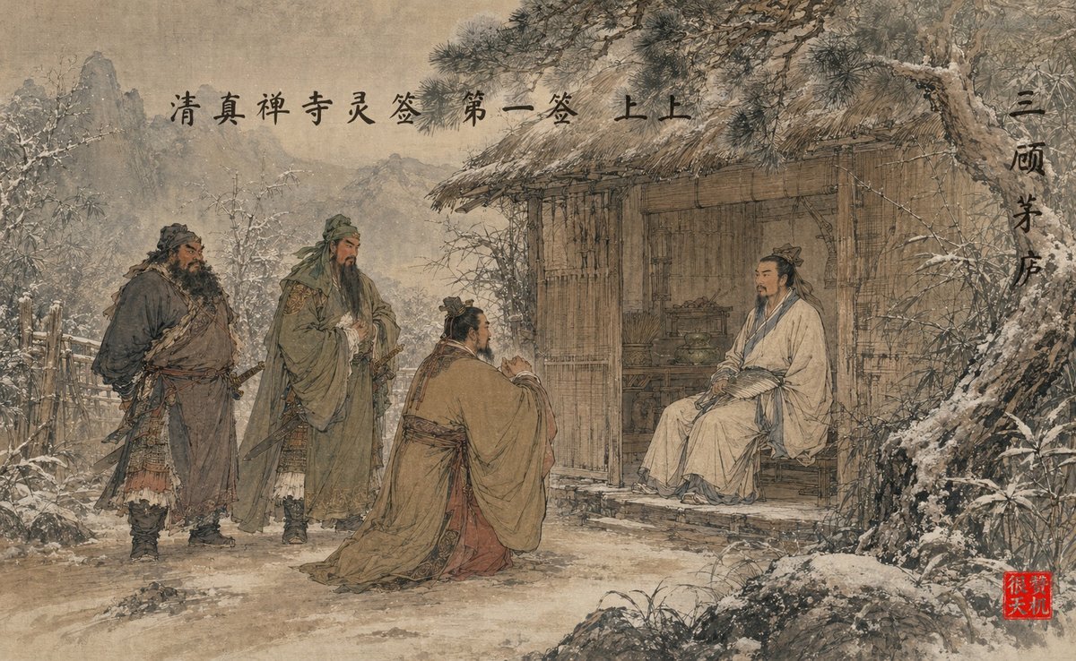 三顾茅庐 典故插图