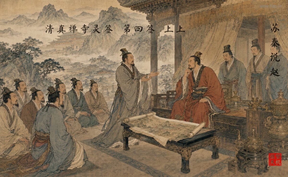 苏秦说赵 典故插图