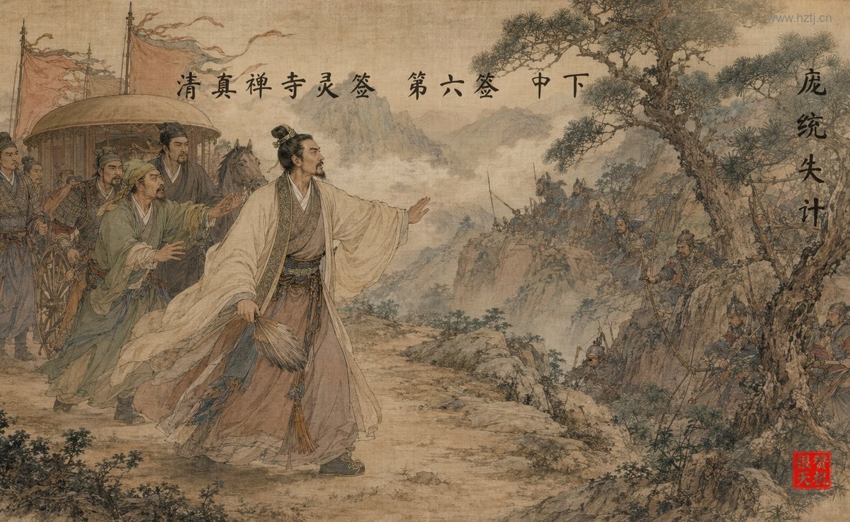 庞统失计 典故插图