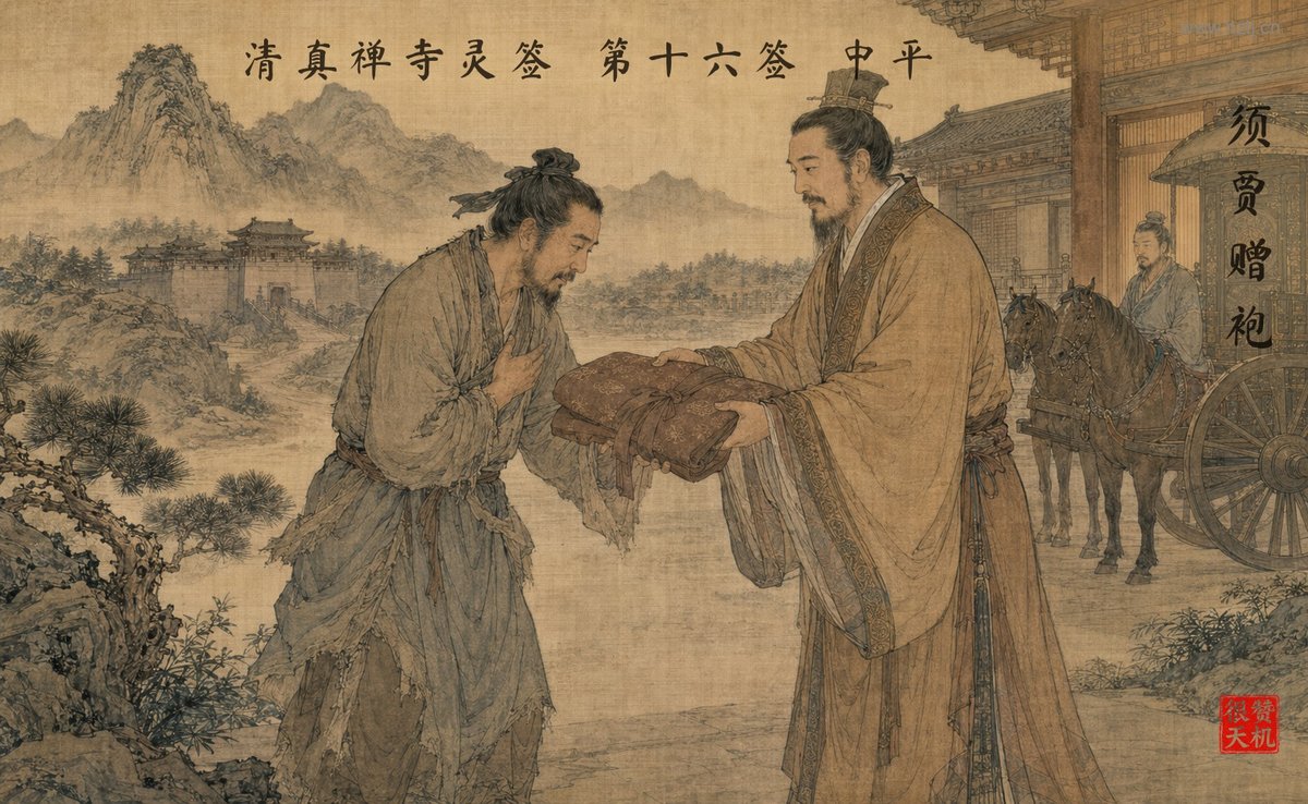 须贾赠袍 典故插图