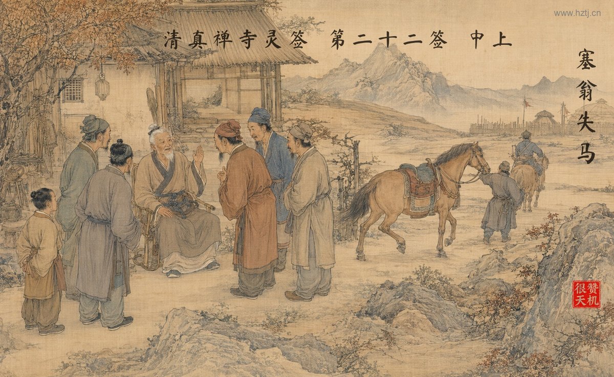 塞翁失马 典故插图