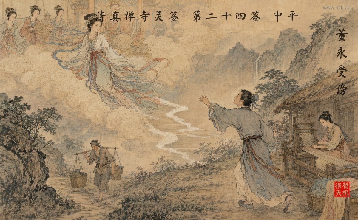 董永受谤 典故插图