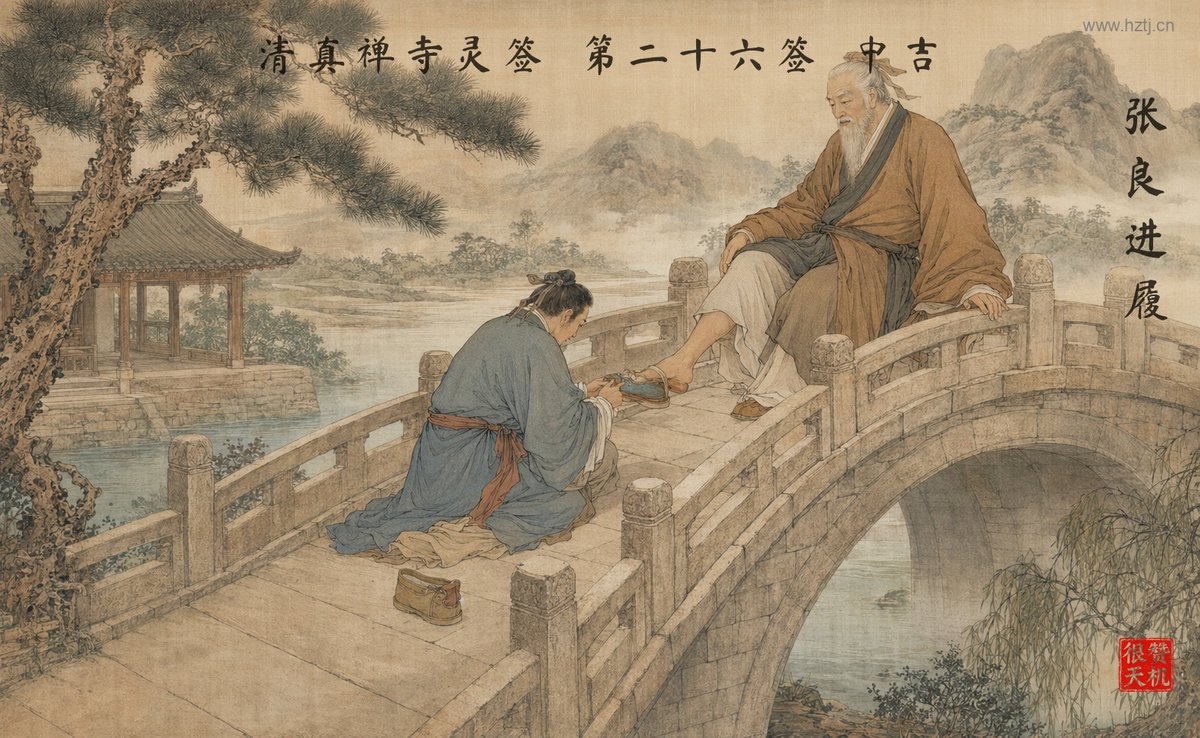 张良进履 典故插图