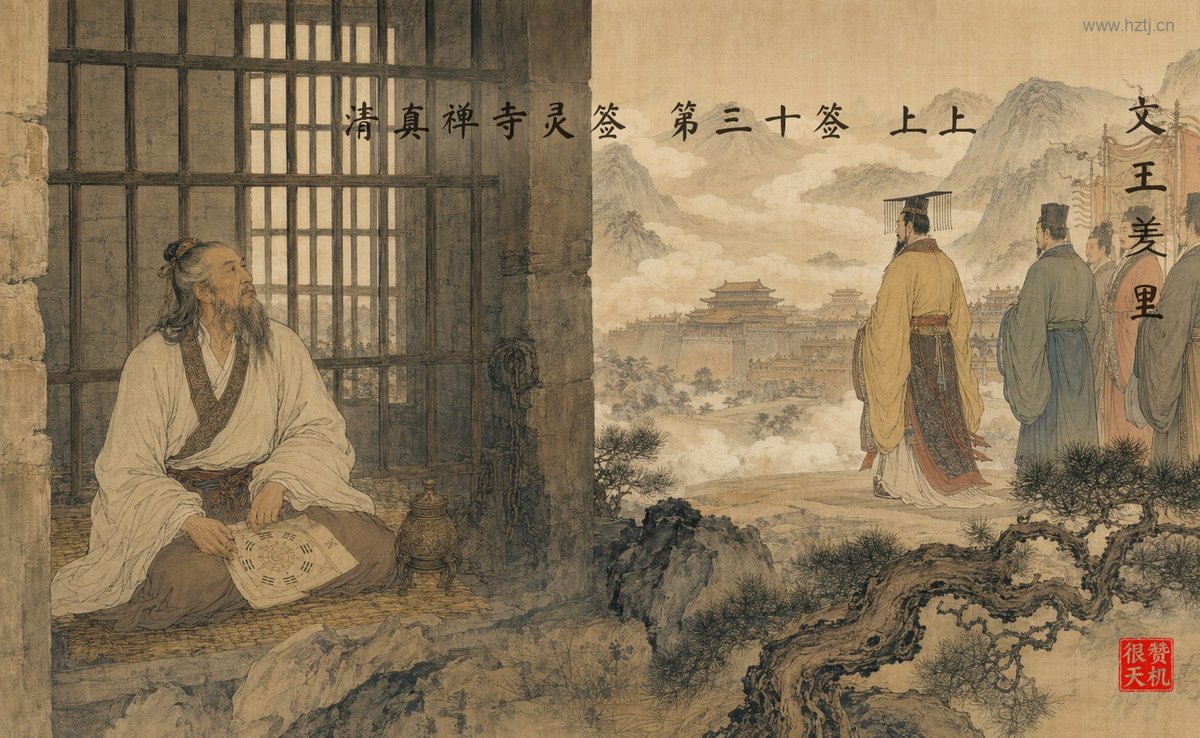 文王羑里 典故插图